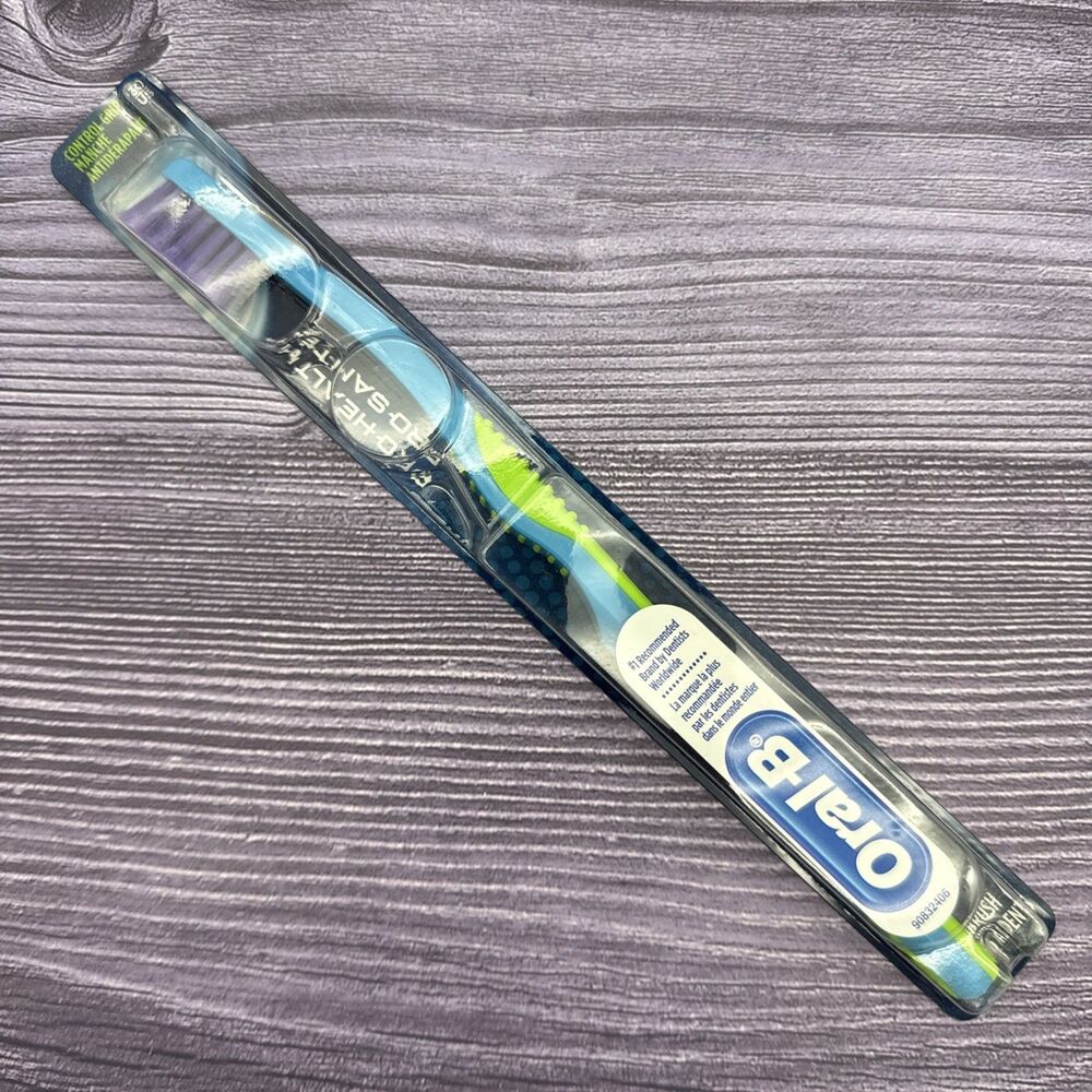 Oral-B Ultra Dense Soft Bristles Manual Toothbrush Compact Clean 30 Blue Purple